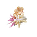 Starfish Shell Flower Duckbill Hair Clip Beach Cream Pink view 5