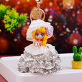Pearl Crystal Gown Doll Keychains in Seven Colors plus Assorted Option view 12