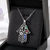 Silver Lattice Hamsa