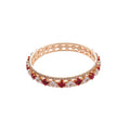 Open Cuff Crystal Bangles Green Pink Red Gold Silver view 5