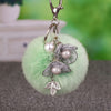 Mint-Green Pearl-Flower-Pom