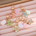 Jelly Balloon Dog Keychains Rose Gold Clasp Five Colors view 5