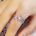Round Solitaire Multi-Rail Wide Ring In Five Color And Finish Options view 3