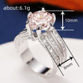 Round Solitaire Multi-Rail Wide Ring In Five Color And Finish Options view 4