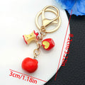 Strawberry, Cherry, Orange, Apple and Grape Keychains, 9 Styles view 4