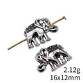 Elephant Shaped Small Hole Bead for Jewelry Making view 3