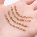 Gold-Tone Extender Chain Jewelry Findings with 19 Listed Options view 3