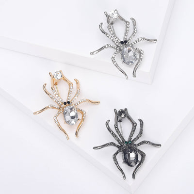 Crystal spider shown from the front