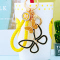 Large Openwork Butterfly Keychains with Fortune Loops and Loop Only Options view 1