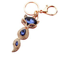 Faceted Gem Fox Keychains with Plain Fortune and Braided Loop Options view 5