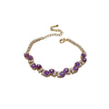 Geometric Zircon Crystal Bracelets Vine and Tennis Styles view 5