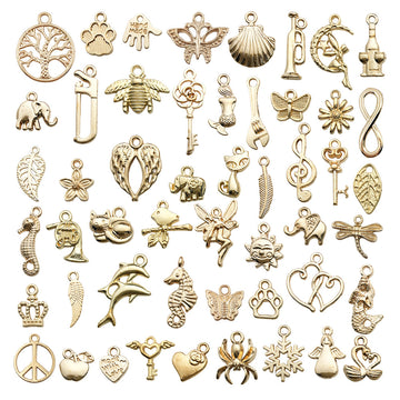 Yellow Mermaid Metal Charms with 54 Listed Options