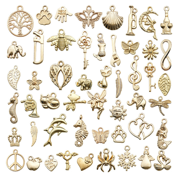 Yellow Mermaid Metal Charms with 54 Listed Options