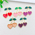 Red Cherry Metal Charms with 30 Listed Options for DIY Jewelry Making view 10