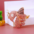 Jeweled Octopus Keychains with Fortune Cords and Loose Heart Loops view 6