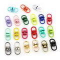 Small Oval Swivel Connector Clasps in Seven Metal Finishes view 1