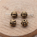 Fluted Pumpkin Metal Spacer Beads for Jewelry Making view 5