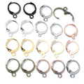 French Leverback Earring Hooks in Nine Metal Finishes view 4