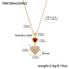 Gold Double Heart