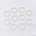 Ten-Shape Ivory Faux Pearl Open-Frame Cabochon Component Collection view 7