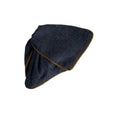 Blue Denim Scrunchies And Triangle Claw Clip Brown Trim view 5