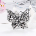 Gold Tone Silver Tone Butterfly Crystal Two Designs Metal Brooch Pin view 4