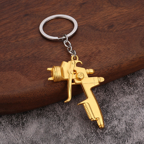 Creative Zinc Alloy Pistol and Machine Gun Metal Keychain
