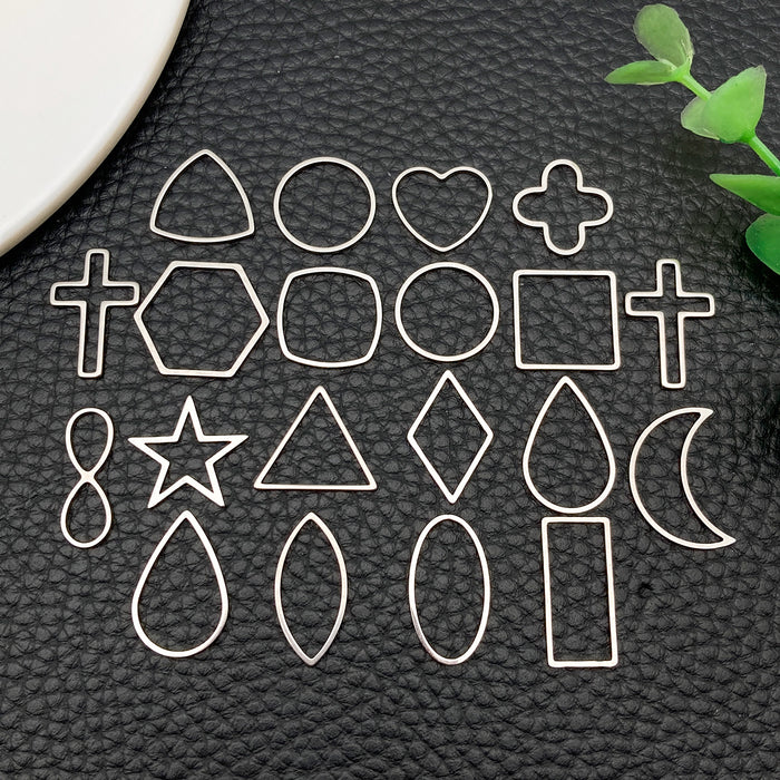 Black Heart Metal Charms with 24 Listed Options for DIY Jewelry Making