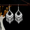 Silver Teardrop Tassels