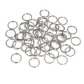 Round Split Jump Rings in Gold and Silver Tones, 4–12 mm view 3