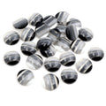 Striped Round Resin Cabochons in Sixteen Color Patterns and Mix view 11