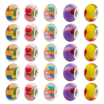 Multicolor Bead Glossy Beads with 5 Listed Options