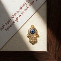 Gold and Silver Tone Rhinestone Evil Eye Loose Charms in Seven Designs view 3