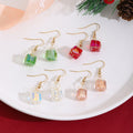 Four Color Transparent Gift Box Gold Hook Earrings view 1
