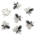 Enamel-Look And Crystal-Accented Gold Silver Dragonfly Alloy Charms in 12 Styles view 9