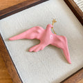 Enamel Swallow Brooches With Gold Star Accent Three Colors view 7