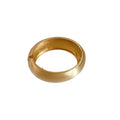 Wide Smooth Oval Hinged Bangle In Silver Or Gold Tone With Extra Styles view 5