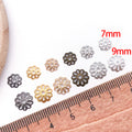 Metallic Bead Cap Metal Beads with 6 Listed Options view 2