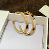 Tortoiseshell Double Hoop