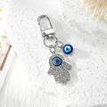Silver Tone Blue Evil Eye Clip Charms in Ten Designs view 7