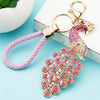 Pink Braided-Crystal-Peacock