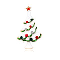 Green Black Christmas Tree Crystal Enamel Two Designs Metal Brooch Pin view 5