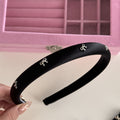 Padded Bow Motif Headband In Black Silver Black Gold Or Pink Gold view 6
