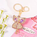 Rhinestone Angel Fairy Keychain Metal Ballerina Bag Charm view 8