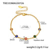 TXE333 GoldCrystalBracelet