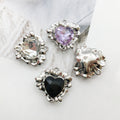Blue Heart Metal Charms with 2 Listed Options for DIY Jewelry Making view 3