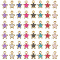Gold-Tone Star Metal Charms with 8 Listed Options for DIY Jewelry Making view 1