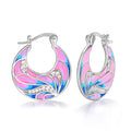 Two-Tone Owl Metal Link Charm with Top and Bottom Loops view 1