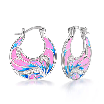 Two-Tone Owl Metal Link Charm with Top and Bottom Loops