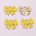Enamel Bow Charms in Seven Bright Color Options for Jewelry Making view 10